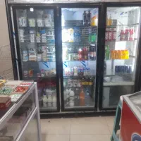 یخچال مغازه سه درب استیل موتور المان