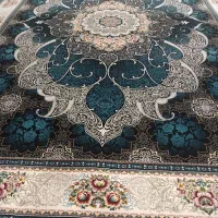 یک جفت فرش ۹متری  ۷۰۰شانه سرمه ای نو آک