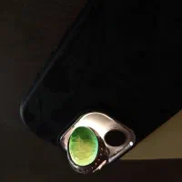 انگشتر نقره و یشم مردانه