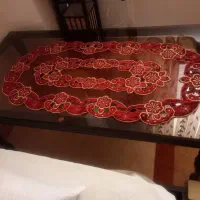 جلومبلی به همراه سه میز عسلی|مبلمان خانگی و میز عسلی|رشت, عینک|دیوار