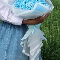 دسته گل روبانی
