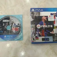 دیسک FIFA2021 و Rainbow Six برای Ps4|کنسول، بازی ویدئویی و آنلاین|مشکین‌دشت, |دیوار