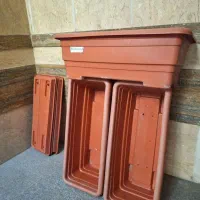6 عدد گلدان نو و سالم