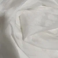 پرده حریر خارجی سفید