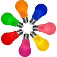 لامپ ۹ وات رنگی قرمز سبز زرد آبی و ... قیمت کف
