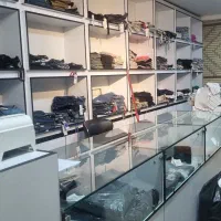 ویترین پوشاک قفسه ام‌دی‌اف آینه چوبکار مانکن رگال