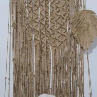 آویز و استند تزئینی مکرومه