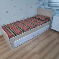 تخت خواب کودک،تشک ،کمد و بوفه|تخت و سرویس خواب|گرگان, |دیوار