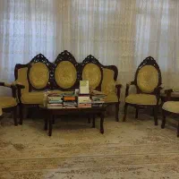 مبل ۱۱نفره به همراه میز غذاخوری|میز و صندلی غذاخوری|قم, بنیاد|دیوار
