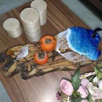 برد پذیرایی چوب و رزین