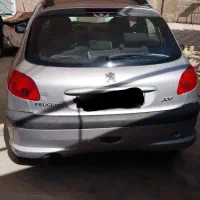 پژو۲۰۶مدل۸۵نقره ای فابریک بدون رنگ