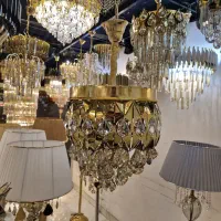 لوستر مدرن ملانی|لوستر و چراغ آویز|اردبیل, |دیوار