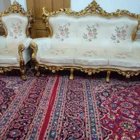 یک دست ۹ نفره مبل سلطنتی تمیز تبریز|مبلمان خانگی و میز عسلی|ایلخچی, |دیوار