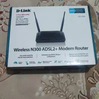 مودم دی لینک دو انتنِ ۴ پورته