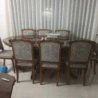 میز غذا استیل ۸ نفره بدون خطر و خش