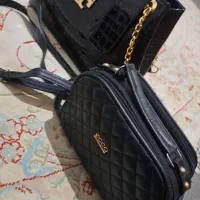 گردنبند و کیف ورنی نو