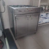 اجاق ۴ شعله استیل رستوران