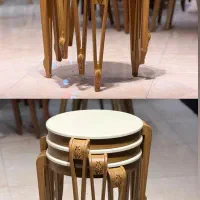 میز عسلی گرد ۳ تیکه|مبلمان خانگی و میز عسلی|برخوار, |دیوار