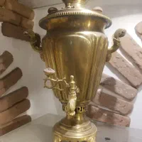 سماور زغالی قدیمی ایرانی و روسی رادیو لامپی قدیمی