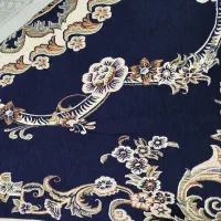 روفرشی ۱۲ متری دورو مخمل سورمه ای