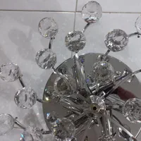 لوستر کریستالئ  ۶شعله سقفی|لوستر و چراغ آویز|اندیشه, اندیشه فاز ۴|دیوار