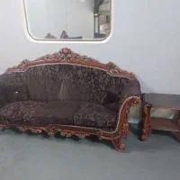 مبل ۷ نفره استیل راحتی|مبلمان خانگی و میز عسلی|قم, شهرک سازمان آب|دیوار