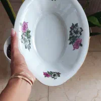 ظرف ظروف اصل گل میوه کریستال چینی|ظروف سرو و پذیرایی|آمل, |دیوار