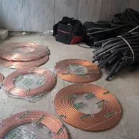 لوله کشی کولرگازی لوله مسی توکار ساختمان