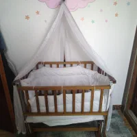 تخت گهواره ای کودک|تخت و صندلی بچه|قائمشهر, |دیوار