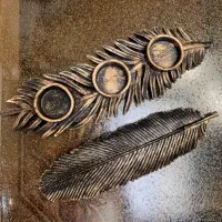 دو جفت جاشمعی و جا عودی پلی استر نو|صنایع دستی و سایر لوازم تزئینی|قم, زنبیل آباد|دیوار