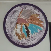 تابلو برجسته دختر سرخپوست