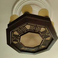 یک عد لوستر سقفی چوبی|لوستر و چراغ آویز|تهران, خواجه نظام الملک|دیوار