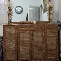 کنسول جاکفشی با آینه در حد نو