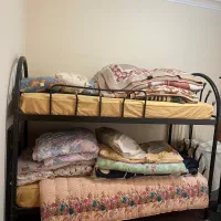 تخت ۲ طبقه به همراه تشک