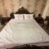 تخت دو نفره تمام چوب|تخت و سرویس خواب|هشتگرد, هشتگرد قدیم|دیوار