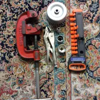 حدیده میخکوب تفنگی ،آچار لوله بر بکس،انبرکلاغی