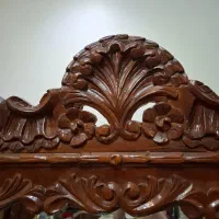 بوفه چوب گردو قدیمی ، منبت کاری شده|بوفه، ویترین، کنسول|تهران, زیبادشت|دیوار