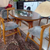 میز ناهارخوری ۴نفره کار کرده