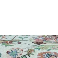 روفرشی ۱۲متری ابریشمی زربافت یزد گل برجسته