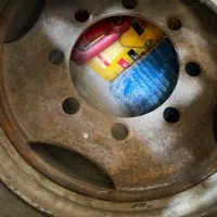 دو حلقه لاستیک و رینگ تانکر و تریل بزرگ|قطعات یدکی و لوازم جانبی|قشلاق دشت, |دیوار