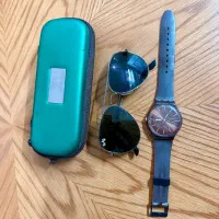 عینک و ساعت اورجینال بدون خط و خش