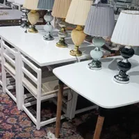 شمعدانی وآباژور چراغ خواب رومیزی تک و عمده