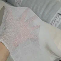 تخفیف پارچه پرده ترک رنگ شیری