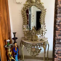 شمعدان و آینه تروتمیز