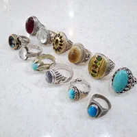 انگشتر نقره جدید و قدیمی|جواهرات|تهران, قصر فیروزه ۲|دیوار