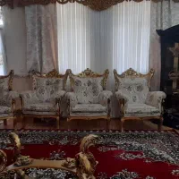 مبل استیل ۹ نفره تمام چوب|مبلمان خانگی و میز عسلی|نظرآباد, شهرک فرهنگیان|دیوار