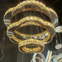 لوستر کریستالی سه حالته|لوستر و چراغ آویز|تهران, اتابک|دیوار