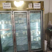 فروش یخچال وشیرسرد کن وترازو بهمراه تاپینگ