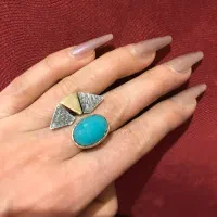 انگشتر نقره مدرن