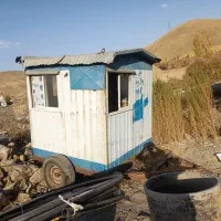 کانکس نگهبانی چرخ دار